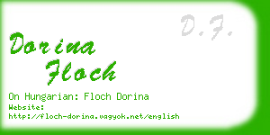 dorina floch business card